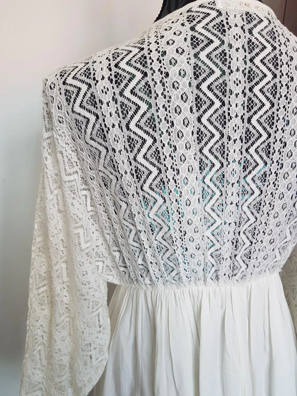 Vestido branco quebrado – photo 5